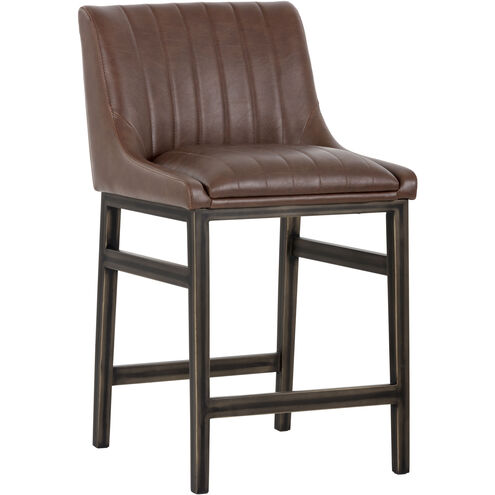 Halden 36.5 inch Vintage Cognac Counter Stool